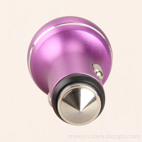Mobile phone 2 usb port 12v output portable 2 in 1 car charger